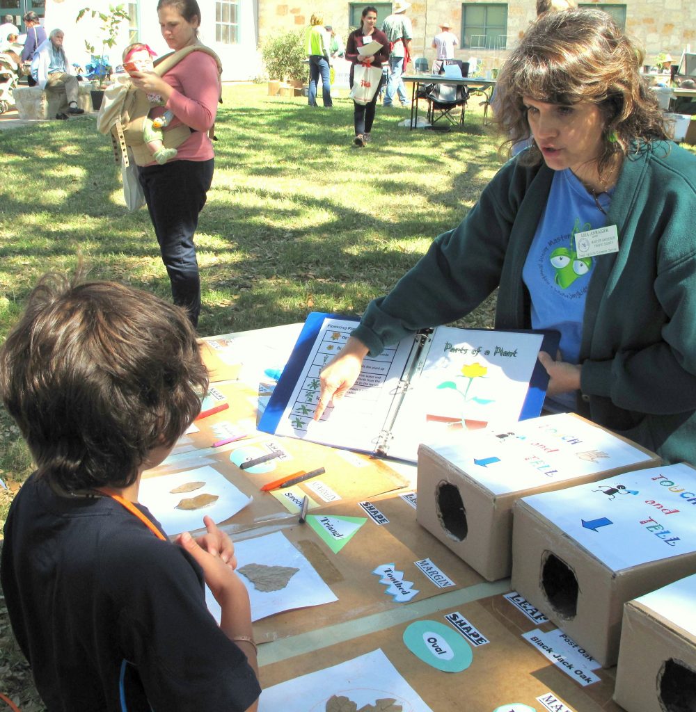 Youth activity at the East Austin Garden Fair