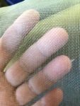 Photo by Sheryl Williams Micromesh to use as an insect barrier