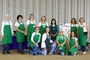 Master Gardener Eat a Rainbow Volunteers Posing for Camera