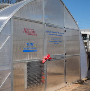 EXACO greenhouse donated to AgriLife Extension
