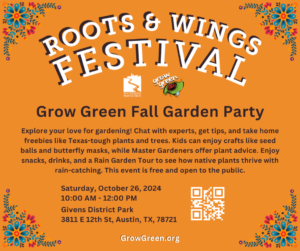 Roots and Wings Garden party banner